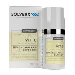 Solverx DERMOPEEL DERMOPEELING VIT C Peeling 30% dla rozświetlenia i pobudzenia (kwas askorbinowy + laktobionowy) - Solverx DERMOPEEL DERMOPEELING VIT C - 5907479386756-solverx-dermopeel-peel.20-vitc-kart-30ml.jpg