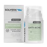 Solverx DERMOPEEL DERMOMASK ANTI-ACNE Maska dla cery trądzikowej - Solverx DERMOPEEL DERMOMASK ANTI-ACNE MASK - 5907479386817-solverx-dermopeel-maska-anti-acne-kart-50ml.jpg