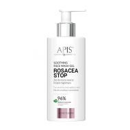 Apis ROSACEA-STOP SOOTHING FACE WASH GEL Kojąco-łagodzący żel do mycia twarzy (55125) - Apis ROSACEA-STOP SOOTHING FACE WASH GEL - zel-do-mycia-twarzy-kojaco-lagodzacy-przod---kopia.jpg